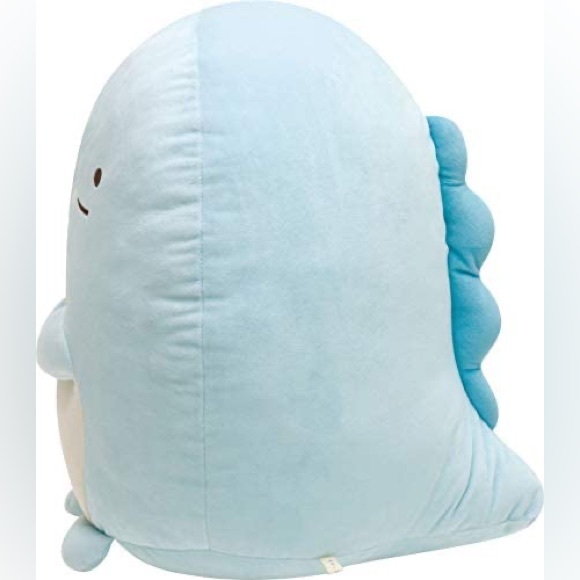 San-X Original Sumikkogurashi Series Plush (Tokage 9 Inch), Light Blue Dinosaur - Picture 3 of 5